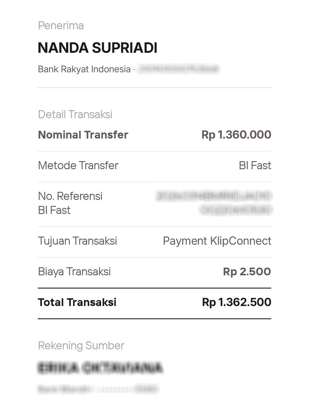 Bukti pembayaran